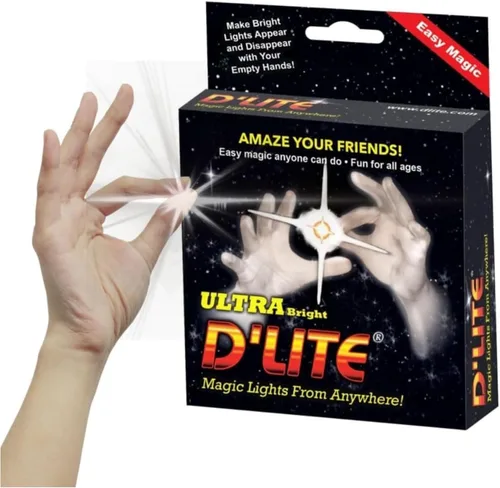 Vista 14 de D'lite - Juego de trucos de magia con luces en los pulgares / 2 luces mágicas originales e increíblemente brillantes para dedos - Trucos mágicos