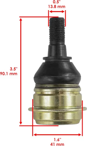 Vista 2 de Caltric 2 rótula superior inferior del nudillo delantero compatible con gas John Deere Xuv Gator 625 I 825 I