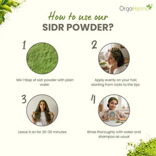 Vista 4 de Pure & Natural Sidr Powder – Hair Care Powder – 100 g (3.52 oz)
