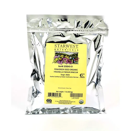 Vista 8 de Starwest Botanicals Fenugreek Granos de semillas orgánicas