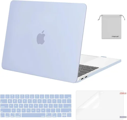 Vista 36 de MOSISO - Funda rígida de plástico con protector para teclado y pantalla, bolsa para MacBook Pro de 13 pulgadas M2 2025/2024/2023/2022-2016, A2338