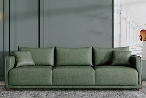 Vista 3 de Michanco Juego de 4 patas cuadradas para sofá de 2 pulgadas, patas de repuesto de madera para sofá otomano, sillón reclinable