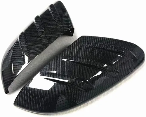 Vista 8 de Tapas de espejo de fibra de carbono para Mugen Honda Civic Type-R FK8 2016 2017 2018-2020