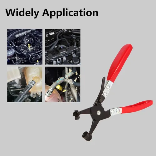 Vista 4 de Alicates de abrazadera de manguera de radiador automotriz, alicates de abrazadera de resorte profesional, herramienta de abrazadera de manguera