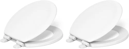 Vista 11 de KOHLER Stonewood Quiet-Close, Asiento de inodoro redondo de cierre suave, madera duradera, fácil instalación, ajuste universal, elementos esenciales