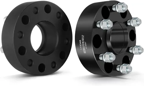 Vista 11 de ECCPP 2 piezas de espaciadores de rueda centrados en el cubo de 6x5.5 a 6x5.5 de 1" con 6 pernos de 6x139.7mm para Chevrolet Silverado 1500