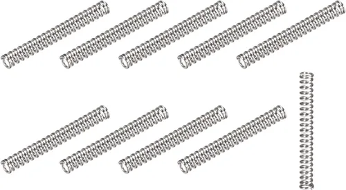 Vista 39 de METALLIXITY Muelles de compresión (0.012 x 0.118 in de DE, 0.57 pulgadas de longitud libre), 20 unidades, resorte de extensión de acero inoxidable
