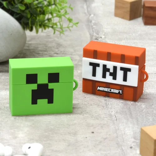 Vista 7 de Gourmandies CMC-07A Silicone Case Creeper for Minecraft AirPods Pro (2nd Generation) / AirPods Pro