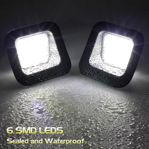 Vista 2 de RUXIFEY Luces LED para Matrícula Compatibles con Dodge Ram 1500 2500 3500 de 2003 a 2018, 6000K Blanco