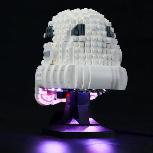Vista 4 de Kit de iluminación LED BRIKSMAX para Batman Cowl 76182 - Compatible con el modelo de bloques de construcción Lego 76182 - No incluye el set de Lego