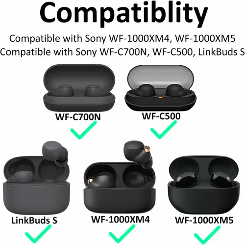 Vista 2 de A-Focus [6 pares] WF-1000XM5 WF-1000XM4 WF-C700N 【 Espuma viscoelástica y silicona】 Puntas para los oídos, almohadillas de repuesto suaves