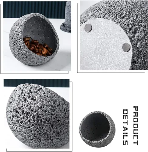 Vista 6 de Bandeja decorativa para llaves para mesa de entrada, sala de estar, escritorio, desechos, decoración creativa de mesa de café, universo nórdico