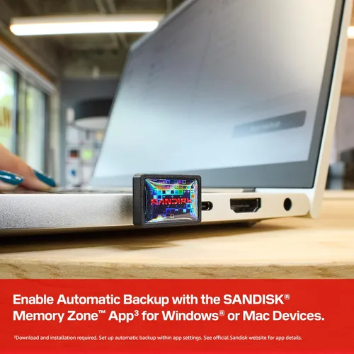 Vista 6 de SANDISK Unidad flash USB-C de ajuste extremo de 256 GB, velocidades de lectura de hasta 400 MB/s, USB 3.2 Gen 1, USB tipo C, almacenamiento