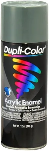Vista 17 de Esmalte acrílico Dupli-Color de uso general, 12 onzas líquidas, negro (Semi-Gloss Black)