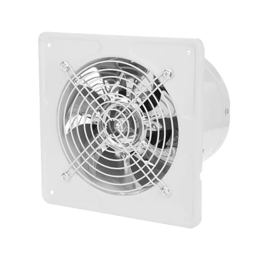 Vista 9 de Ventilador de ventana de 40 W y 220 V, aspas de flujo de aire reversibles, ventilador de ventilación montado en la pared para ventilación de aire