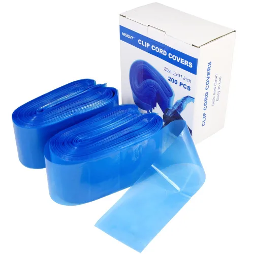 Vista 2 de Fundas de cordón para clip de tatuaje, 200 unidades, fundas desechables de alta resistencia, fundas de clip de tatuaje, suministros de accesorios