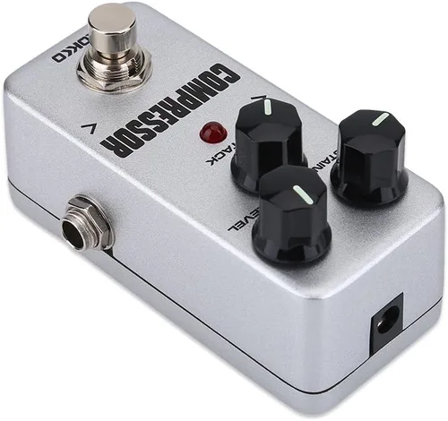 Vista 9 de Dilwe Pedal de efecto Mini compresor de guitarra Pedal de sostenedor para accesorios de guitarra eléctrica