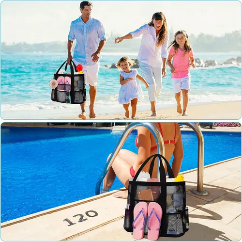 Vista 2 de Bolsas de playa de malla para mujer - Plus bolsa impermeable a prueba de arena