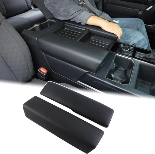 Vista 2 de Protector de Reposabrazos de Consola Central Mejorado Compatible con Toyota Tundra 2022+ y Sequoia 2023+, Funda Protectora de Cojín de Tapa de Caja