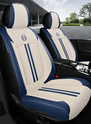Vista 3 de Funda de asiento de automóvil compatible con LR2 transpirable e impermeable compatible con bolsa de aire compatible con asiento de automóvil