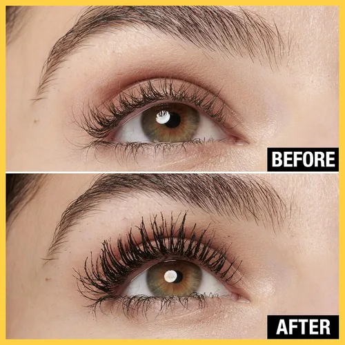 Vista 6 de Maybelline Volum' Express Colossal - Máscara de pestañas lavable, rímel clásico, negro, 1 unidad