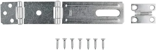 Vista 4 de National Hardware N103-291 V34 - Cerrojo de seguridad de doble bisagra en chapado en zinc, 4-12 pulgadas