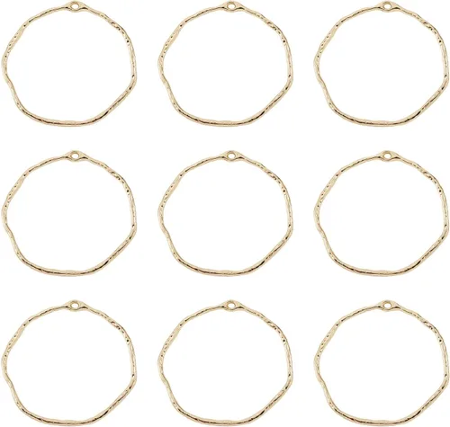 Vista 32 de Colgantes de bisel de espalda abierta con corazón de aleación, aleación, No es una piedra preciosa