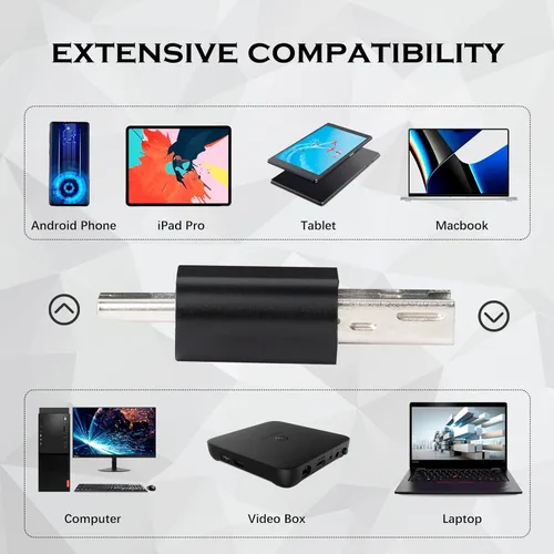 Vista 6 de [Paquete de 2] Lector de tarjetas micro SD para teléfono Android, adaptador de tarjeta micro SD a USB, lector de tarjetas mini USB C para cámara