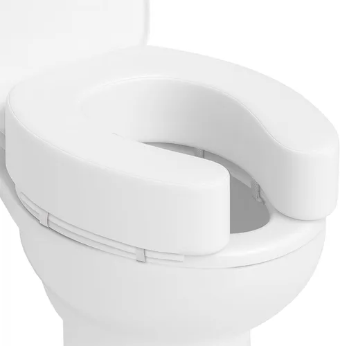 Vista 11 de Vive - Asiento elevador para inodoro con cojín para personas mayores - Ajuste universal - Asiento elevado para inodoro con espuma de alta densidad