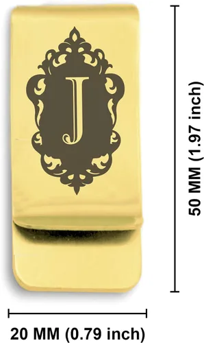 Vista 2 de Comfort Zone Studios - Soporte para tarjeta de crédito con diseño de alfabeto real