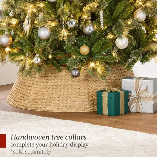 Vista 9 de Best Choice Products Árbol de Navidad de Cachemira Preiluminado de 6 pies, Decoración Navideña Artificial Premium con Conexión sin Cables, Luces LED