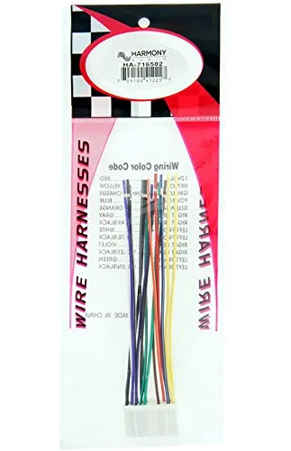 Vista 2 de Harmony Audio HA-716502 Compatible con Dodge Jeep Chrysler Factory Radio OEM Original Stereo Cable Harness Plug