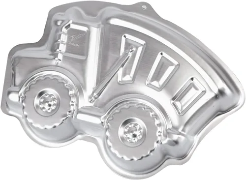 Vista 2 de Sadyfon Molde para Tartas con Forma de Camión y Coche de Aluminio 3D, Moldes para Tartas para Decorar, Molde para Tartas de Cumpleaños, Boda