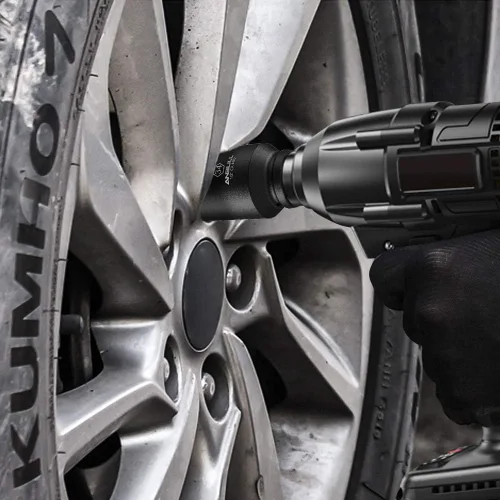 Vista 8 de Anbull Juego de llaves de impacto de tuerca de eje profundo de 1/2 pulgada, 9 piezas, acero CR-Mo, diseño de 12 puntos, tamaños métricos