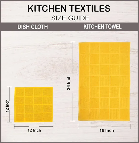 Vista 5 de AMOUR INFINI Juego de 8 paños de cocina para lavar platos, altamente absorbentes, súper suaves, trapos reutilizables de secado rápido para limpiar