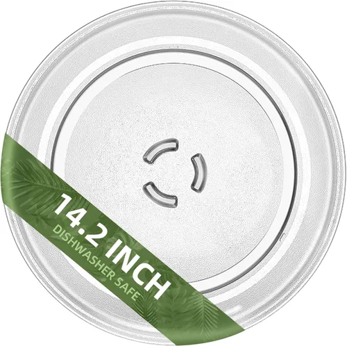 Vista 16 de Placa giratoria de vidrio para microondas de 13.5 pulgadas compatible con 5304509621 Frigidaire placa de microondas WB39X10032 GE reemplazo de placa