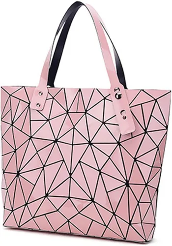 Vista 2 de Orita Bolso de mano holográfico con láser para mujer, bolso de mano
