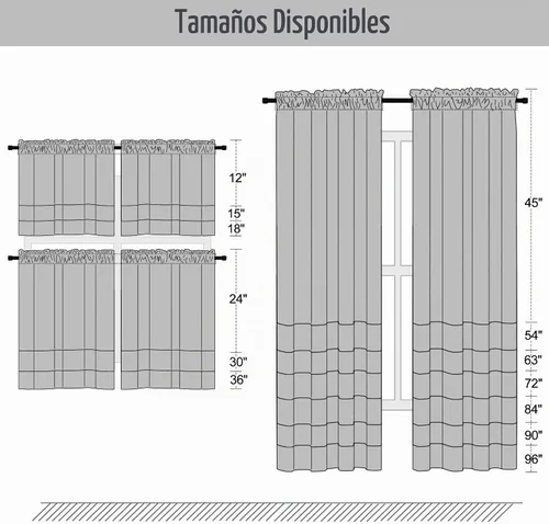 Vista 7 de DONREN Cortinas Color Aqua para Dormitorio - Cortinas Opacas con Aislamiento Térmico Oscurecedoras de Habitación con Bolsillo para Barra para Sala
