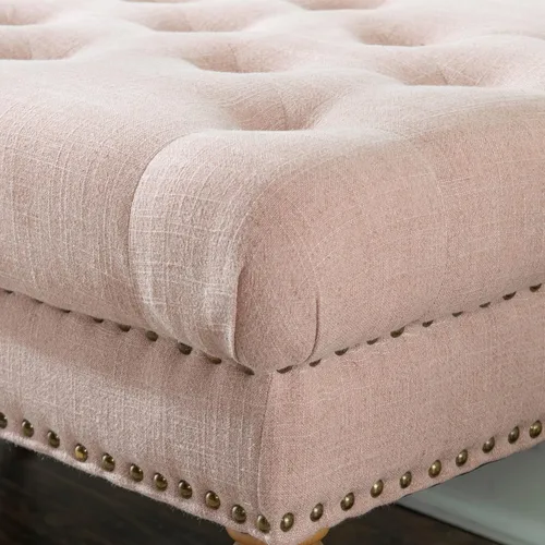 Vista 14 de Linon Isabelle - Banco de cama, 62 pulgadas, acabado espresso oscuro