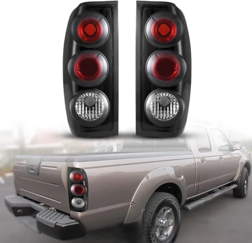 Vista 8 de Nixon Offroad Luces traseras para Nissan Frontier 1998 1999 2000 2001 2002 2003 2004, luces traseras halógenas de repuesto para automóvil, 1 par