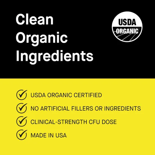 Vista 7 de Koby Polvo probiótico para perros, fabricado con ingredientes orgánicos limpios del USDA para el apoyo intestinal, digestivo, de la piel