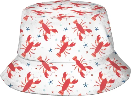 Cute Cartoon Hat for Women Men,Bucket Hats Summer Fisherman Cap Travel Beach Hat Packable Sun Hat for Adults Teens