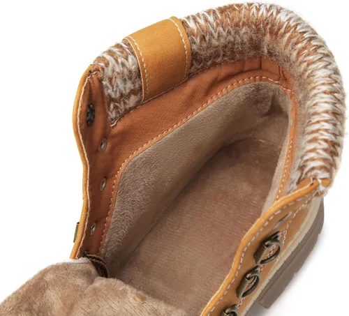 Vista 6 de COTTIMO Botas de invierno antideslizante con forro de piel para mujer