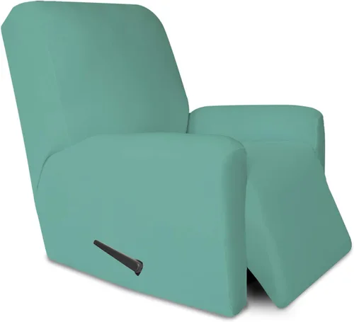 Vista 96 de PureFit Funda súper elástica para sofá reclinable con bolsillo, funda de sofá suave y antideslizante de elastano, lavable, protector de muebles