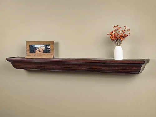 Vista 11 de MANTELSDIRECT Estante flotante de madera para chimenea de 72 pulgadas sin terminar, Colton de Mantels Direct, estante de pared rústico de madera