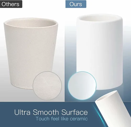 Vista 5 de ULG - Soporte para cepillo de dientes de diatomita de materiales naturales orgánicos, material de secado rápido, soporte para vasos y organizador