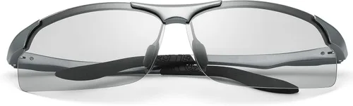 YIMI Gafas de sol deportivas polarizadas fotocrómicas para hombre, ciclismo, pesca, conducción, protección UV, gafas antirreflejos Color de pistola