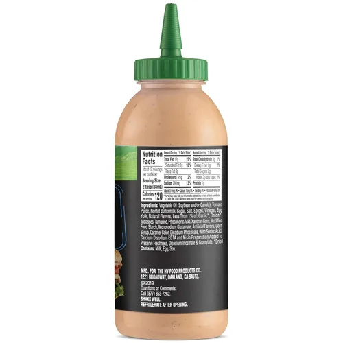 Vista 3 de Hidden Valley The Original Ranch Secret Sauce, botella exprimible original de 12 onzas (el paquete puede variar)