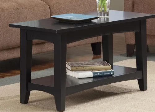 Vista 2 de Alaterre Furniture Shaker - Banco de cabaña con estante, 36 pulgadas de ancho, gris carbón