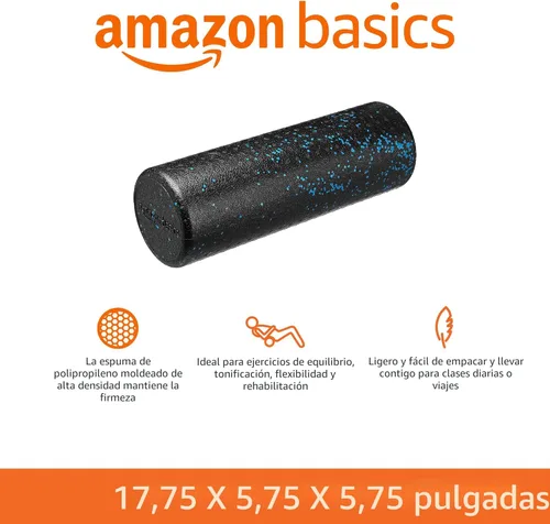 Vista 2 de Amazon Basics High Density Foam Roller